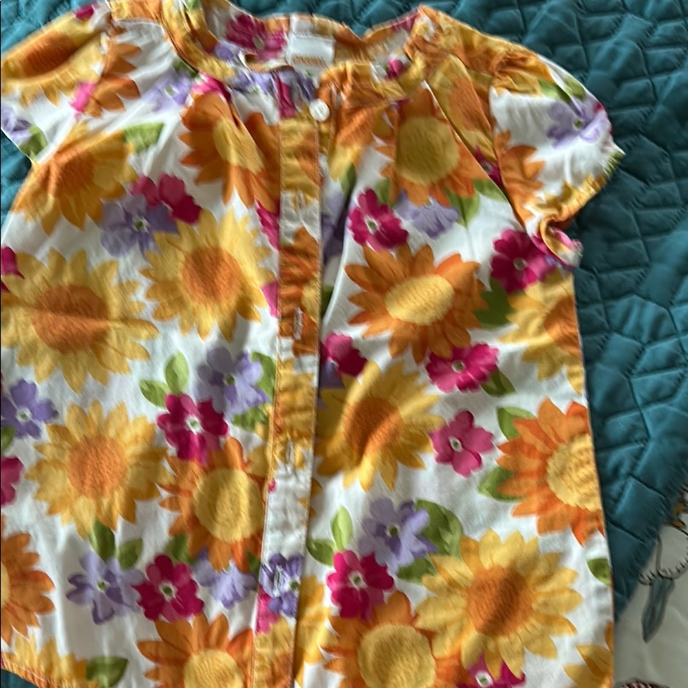Floral Kids Shirt - Multicolor